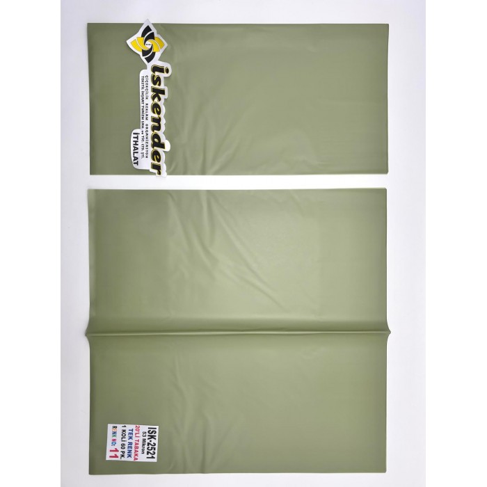 ISK-2521-11 KÜF YEŞİLİ DÜZ RENK JELATİN