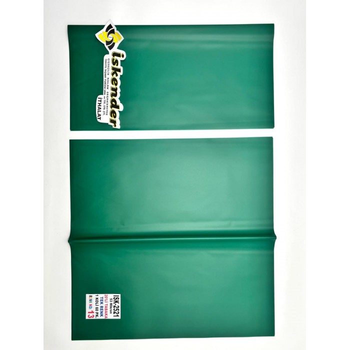 ISK-2521-13 ZÜMRÜT YEŞİLİ DÜZ RENK JELATİN