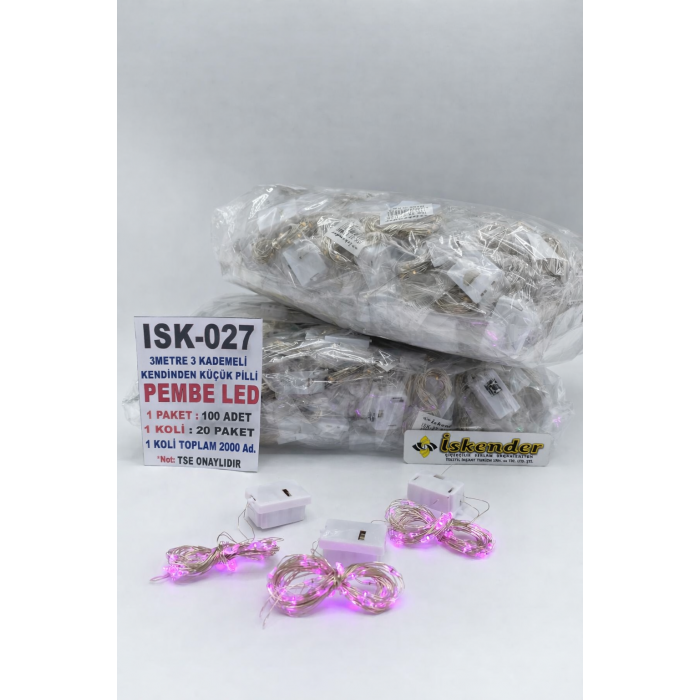 Isk-027 Pembe Led ışık 