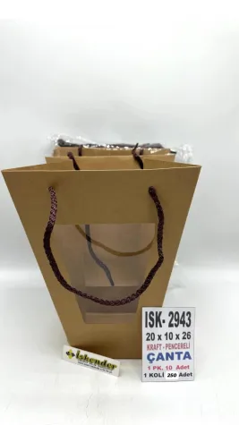 KRAFT PENCERELİ ÇANTA